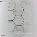 Carrara Look Ceramic Mosaic Wall Decor - Various Sizes, Matt Finish
